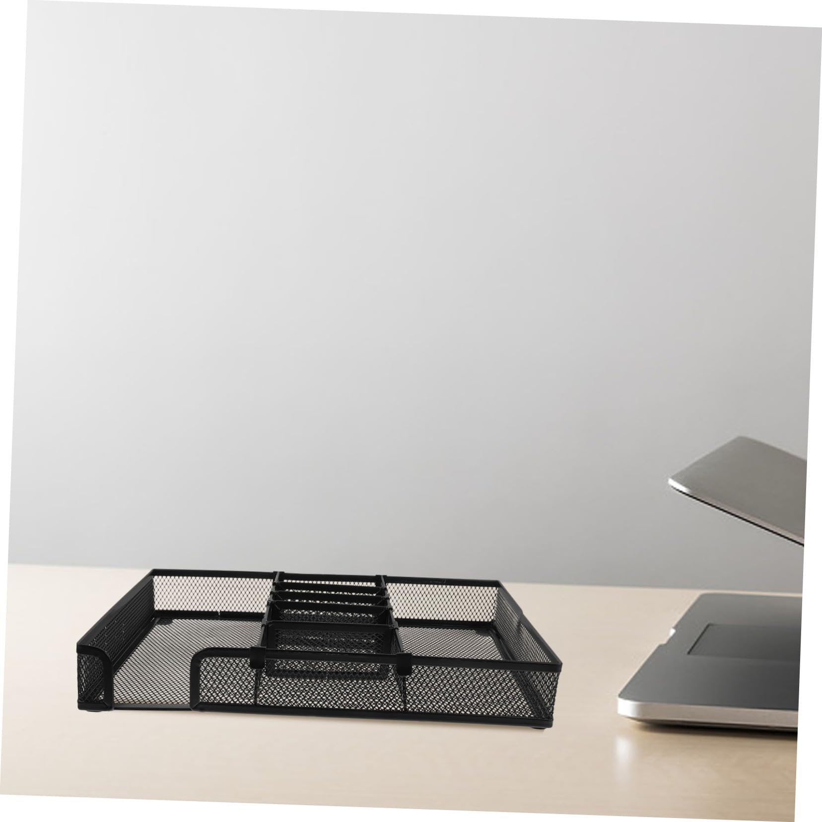DOITOOL Organizer Scrivania Metallo Portaoggetti Multifunzionale per Ufficio Design Elegante per Desktop con Scomparti per Penne e Accessori per Mantenere Ordinato Lavorativo