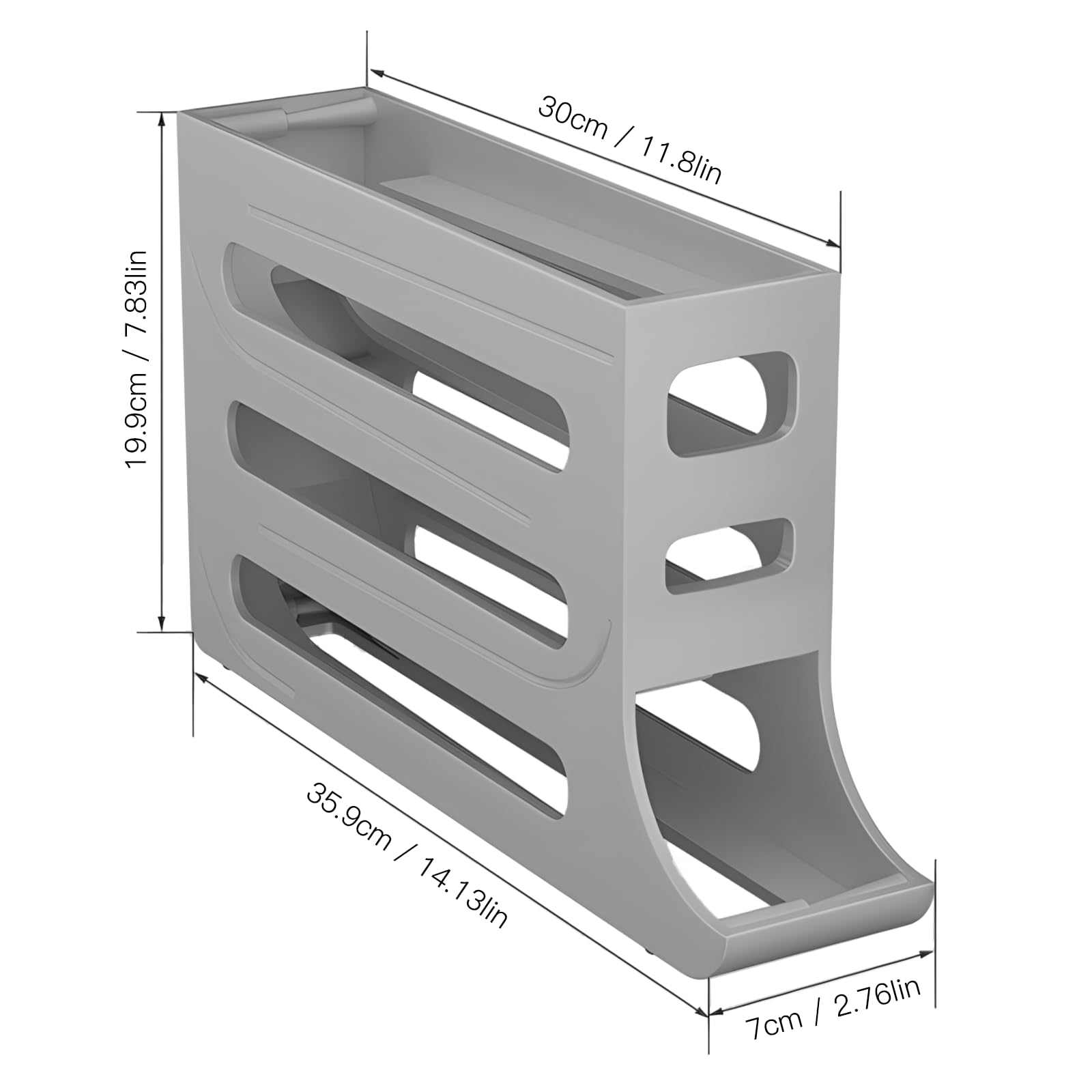 Portauova A Rotazione Automatica, Dispenser Uova Per Frigo, Organizzatore Uova Da Frigo, Porta Uova A 2 Livelli Design A Rotazione Automatica La Struttura A 2 Livelli Può Contiene Fino A 28 Uova