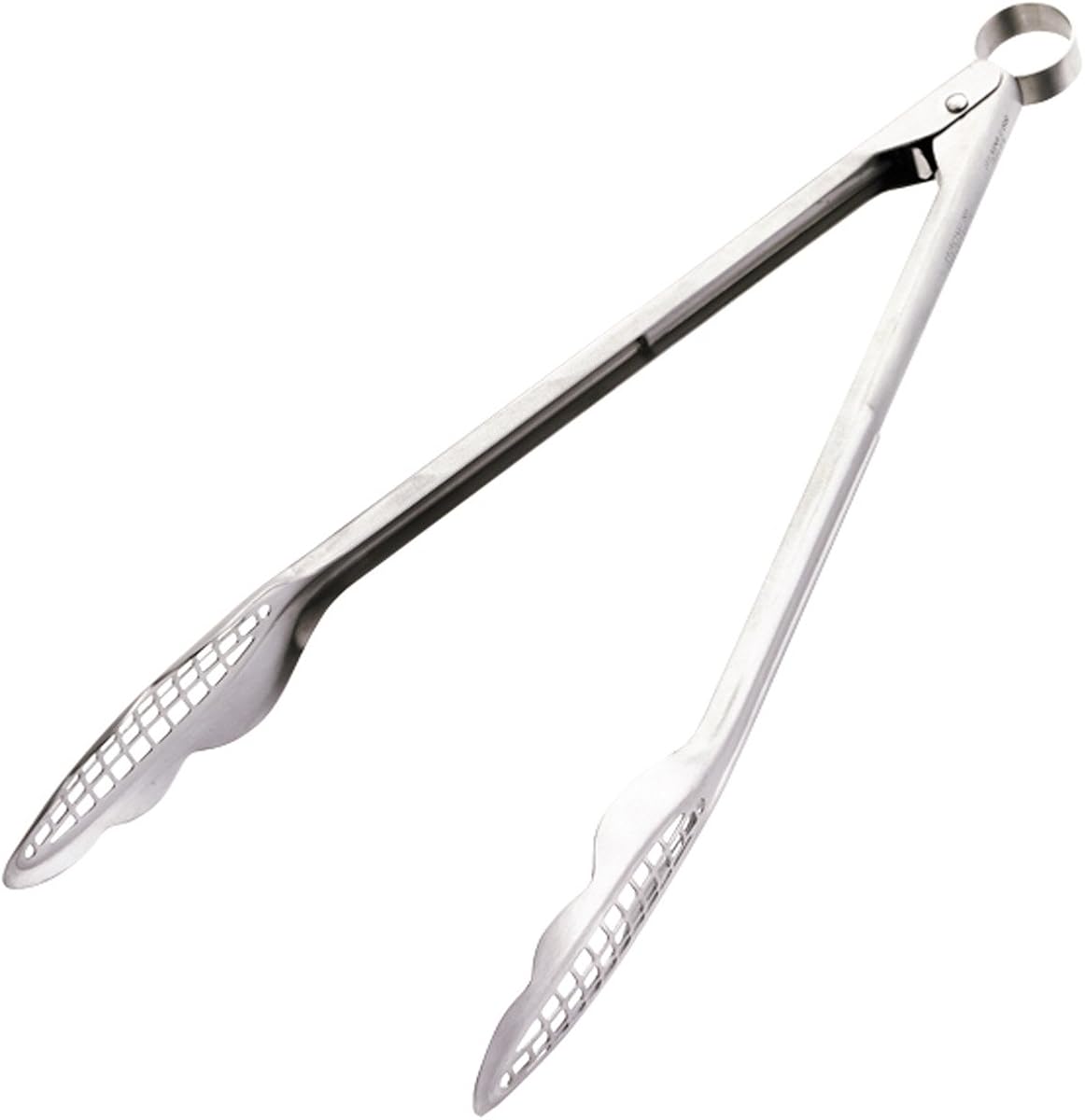Cuisipro Stainless Steel Narrow Grill/Fry Tongs, 12-1/2-Inch