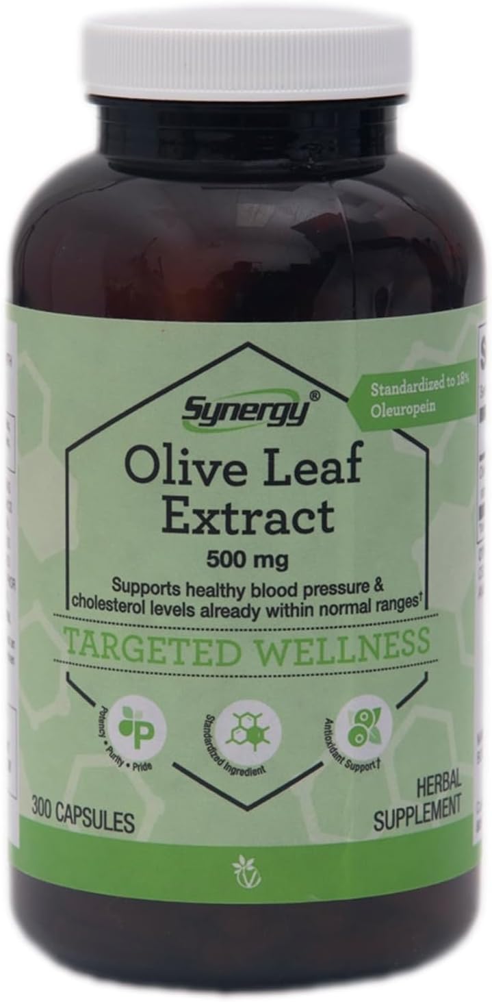 Vitacost Synergy Olive Leaf Extract -- 500 mg - 300 Capsules