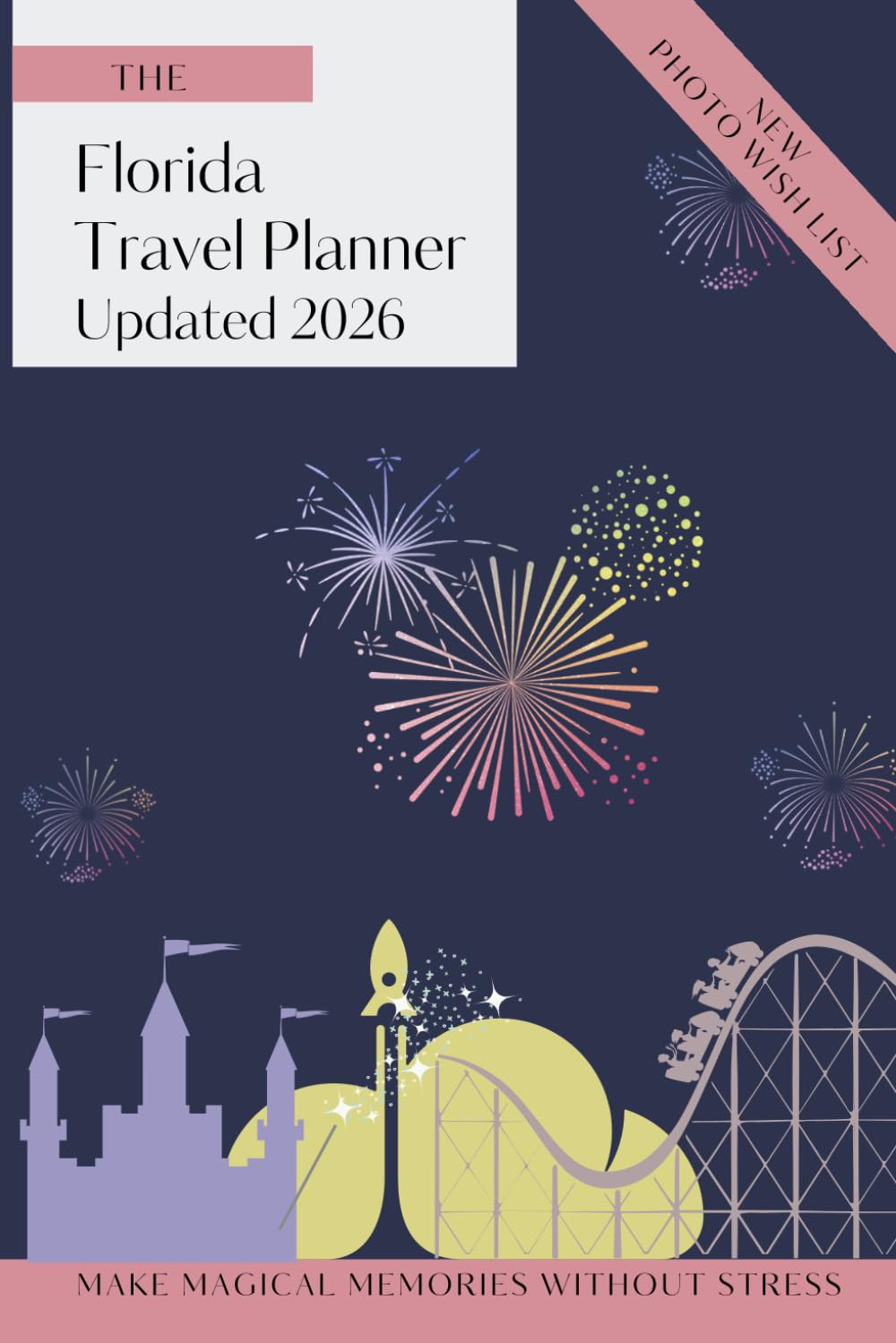 The Florida Travel Planner: Travel Organiser and Journal with 74 coloured pages. | Budget Tracker, Expenses Log, Packing Lists, Crowd Calendar, Theme ... | Perfect for holiday and vacation logging.