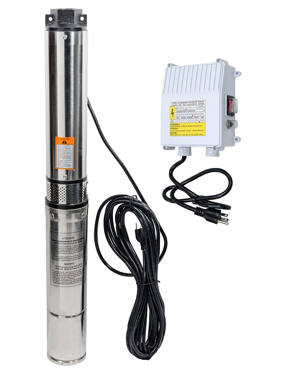 Boba De Pozo Profundo DC 400W 59.1 Ft Lift Boba De Pozo Profundo