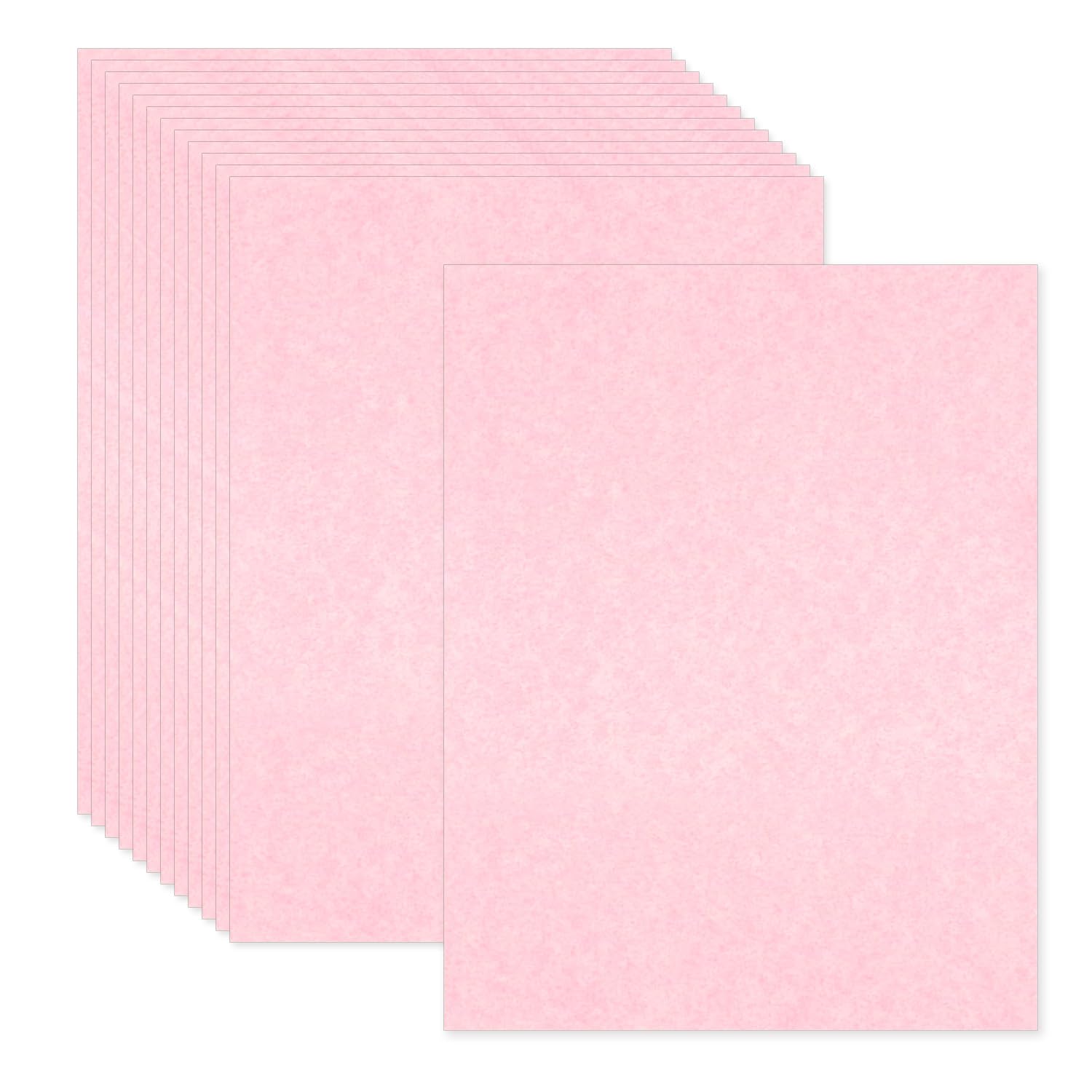 Acidea 100 Sheets Parchment Cardstock, 180GSM A4 Pink Printed Parchment Paper, Parchment Paper Sheets for Printing, Certificate Cardstocks for Valentines Day, Wedding Invitations, DIY Cards, Crafts