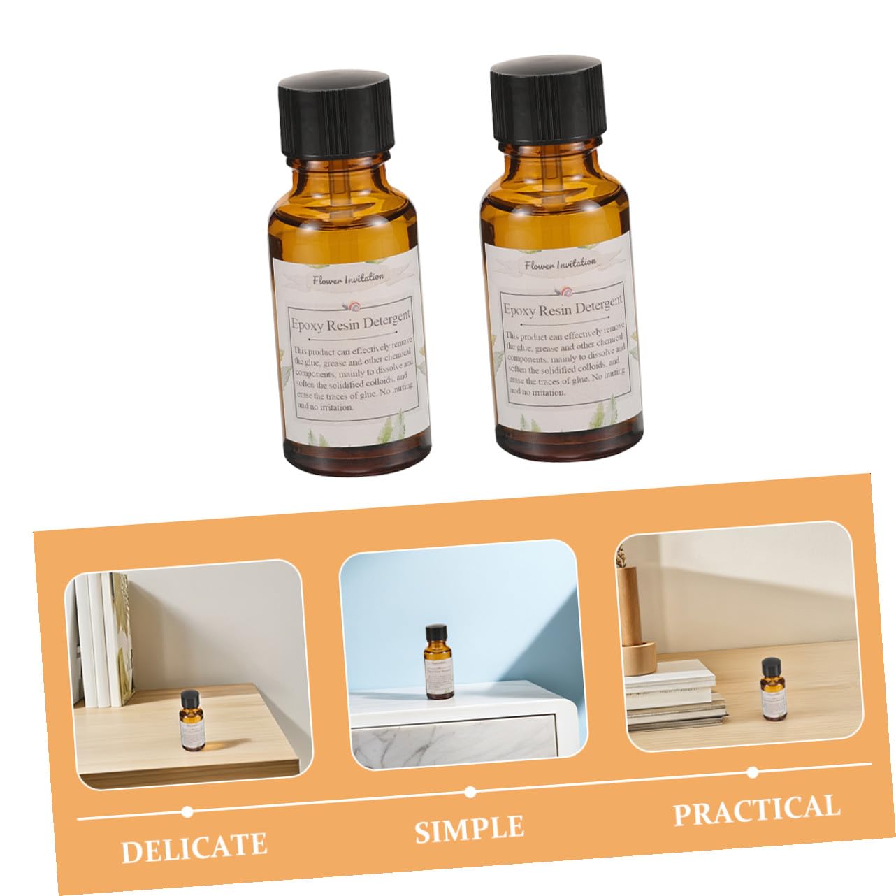 6 Stck. Silikon Trennmittel für Epoxidharzformen Langlebiger Resin Mold Release Agent für Einfaches Entformen Formverschleiß für Diy Schmuck und Bastelprojekte