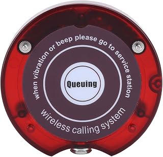 Hilitand Single Restaurant Pager Charger, Queue Calling System Pager Adapter, 5V3A SU668 Coasters Charging Base, for Restaurant Food Truck Clinic Church(US)