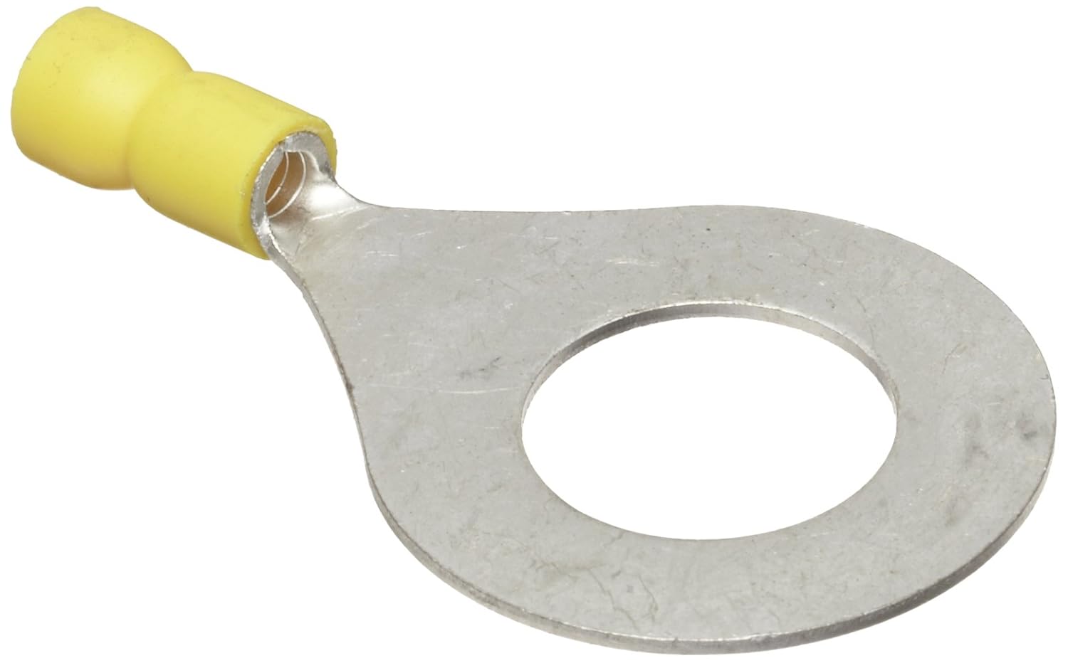 10076 Ring Terminal, Vinyl Insulated, Yellow, 12-10 Wire Size, 5/8 Stud Size (Pack of 100)