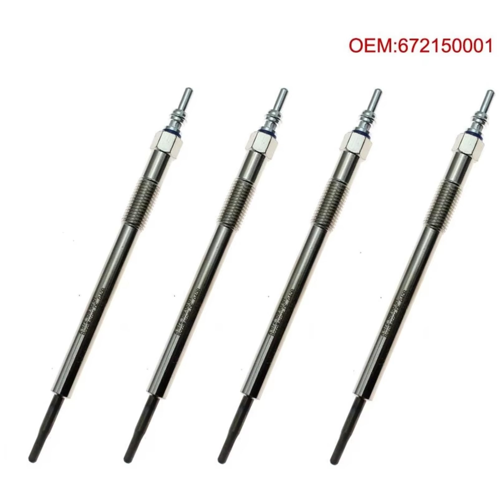 kit Bujía precalentamiento 6721590001 A6721590001 Juego Bujías Precalentamiento Compatible Con Ssangyong Para Rodius II Para Korando C Para Actyon D22F 2.2 2015-2024
