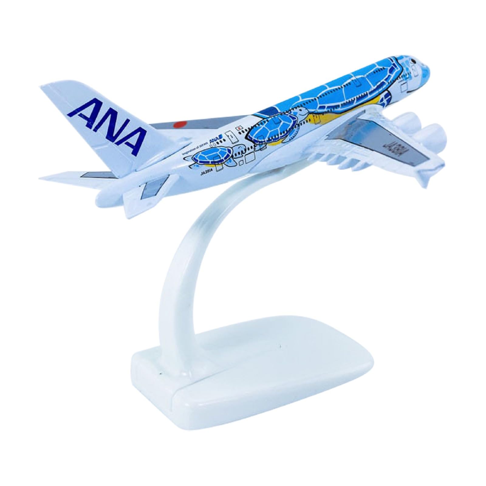 ARCADORA 1/500 Scale 15cm Aircraft ANA Sea Turtle Painting Alloy Plane Model - Blue