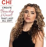 CHI Ceramic Triple Waver Iron, Curling Iron Creates Long-Lasting Frizz-Free, Waves & Curls for All Hair Types