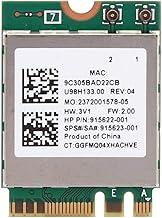 ASHATA Wlan Card,Network Card RTL8822BE Band 2.4G/5G M.2 Interface Support For Bluetooth 4.2,Support For Win 7, For Win 8 ...