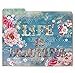 Punch Studio Decorative File Folders Lovely Letters Set of 10