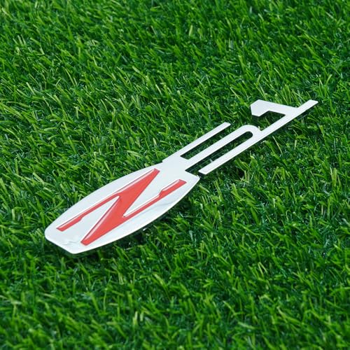 Image of Hood Door Tailgate Trunk Badge 3D Nameplate Emblem Logo Replacement for Z51 1Pc (Chrome Red)