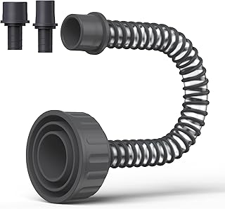 AC Drain Line Cleaner, A/C Condensate Drain Line Cleaner Adapter, Universal Fit AC Drain Line Unclogger, Compatiable With Most PVC Pipe Sizes, Easy To Use, Black