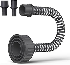 AC Drain Line Cleaner, A/C Condensate Drain Line Cleaner Adapter, hvac tools, Universal Fit AC Drain Line Unclogger, Compatiable With Most PVC Pipe Sizes, Easy To Use, Black