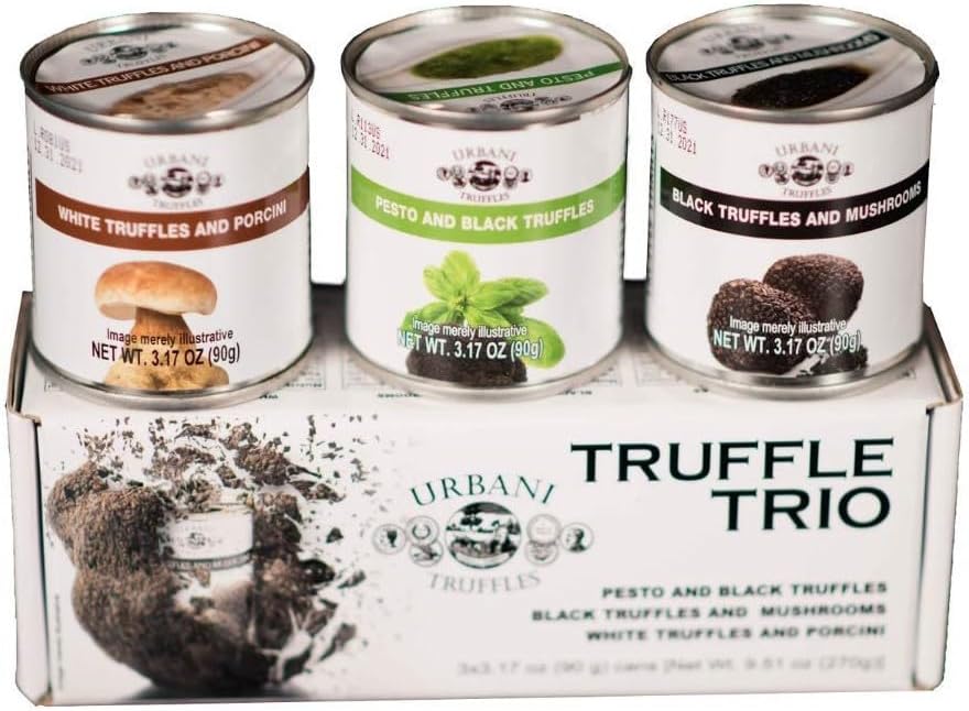 3-Pack Truffle Sauces 180g (6.4oz) each - Italian Gourmet Sauce for Pasta, Risotto, and Appetizers, All-Natural & Ready to Use Sauce, No Artificial Ingredients