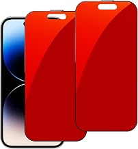2 Pack for iPhone 14 Pro Max / 15 Plus / 16 Plus Privacy Screen Protector Anti spy Tempered Glass Gradient Colorful Anti blue Light Film 6.7 inch