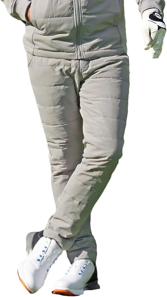 Amazon | [MC MensCasual] ゴルフウェア ゴルフパンツ ダウンパンツ