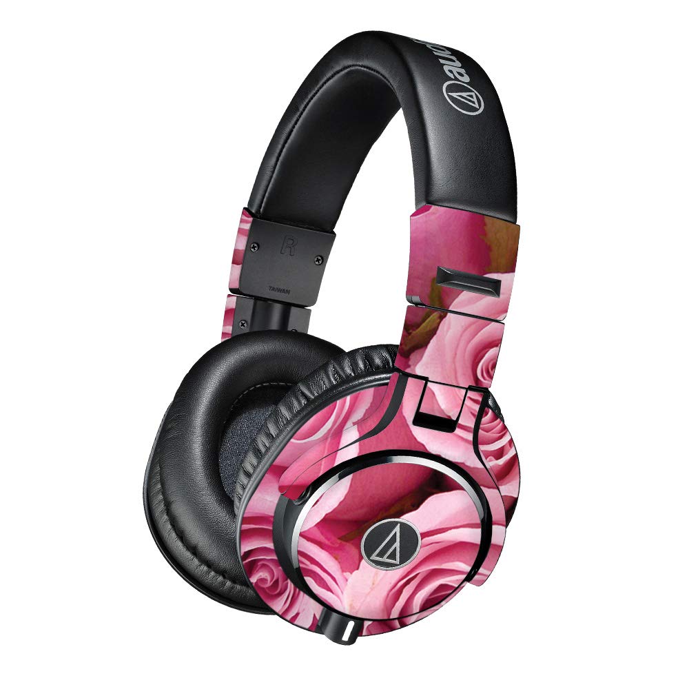 Skin Compatible With Audio Technica Ath M40x Headphones Pink Roses