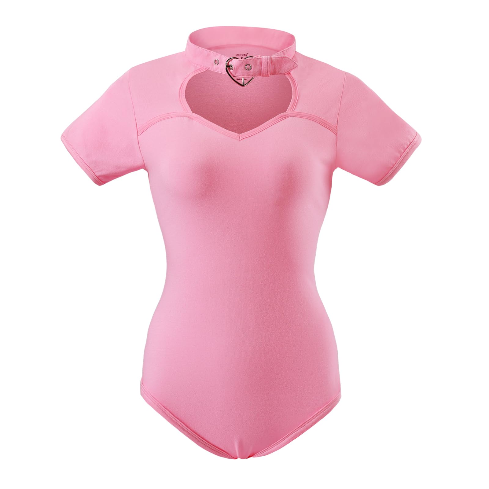 Littleforbig Cotton Romper Onesie Pajamas Bodysuit - Collared Onesie