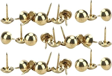 HEEPDD 200 Pezzi Rivetti Doppia Punta Punk 10mm - Borchie Metalliche Colorate Per Decorazioni Fai Da Te Su Cinture, Scarpe, Giubbotti E Pelletteria Con Cassetta Degli Attrezzi - 3