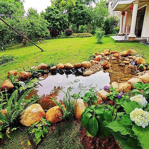 Vetris HDPE Teichfolie 2x5m 4.5x7m 5x8m 6x10m 10x12m Teichfolien wasserdichte Gartenteich Dichtungsfolie Teichmembran 0.12MM Schwimmteich Folie Schwerlast Teichplane Für Fischteiche, Brunnen – Bild 3