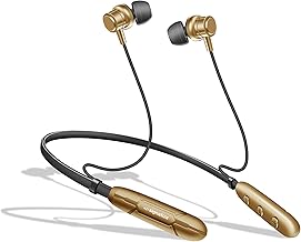 SIGNATIZE Bluetooth Neckband Earphones, Bluetooth V5.4, 25+ Hours Playtime, C-Type Fast Charging Port, Multi-Function Inte