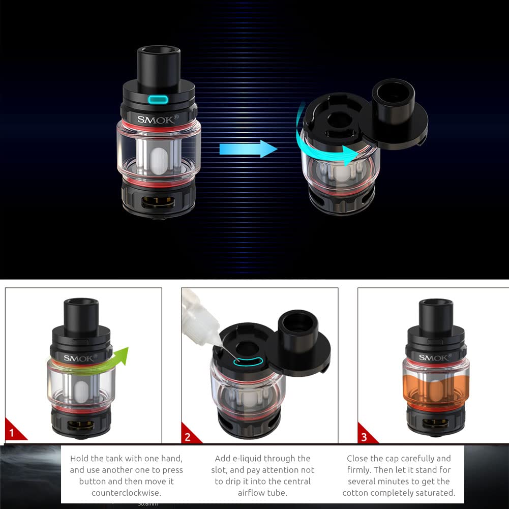 SMOK G-PRIV 4 Kit | 230 W G Priv 4 Mod mit Vollfarb-Touchscreen-Mod und 6,5 ml TFV 18 Mini Tank V18 Mini Coils V9 Mesh Coil Ohne Nikotin (Rot)