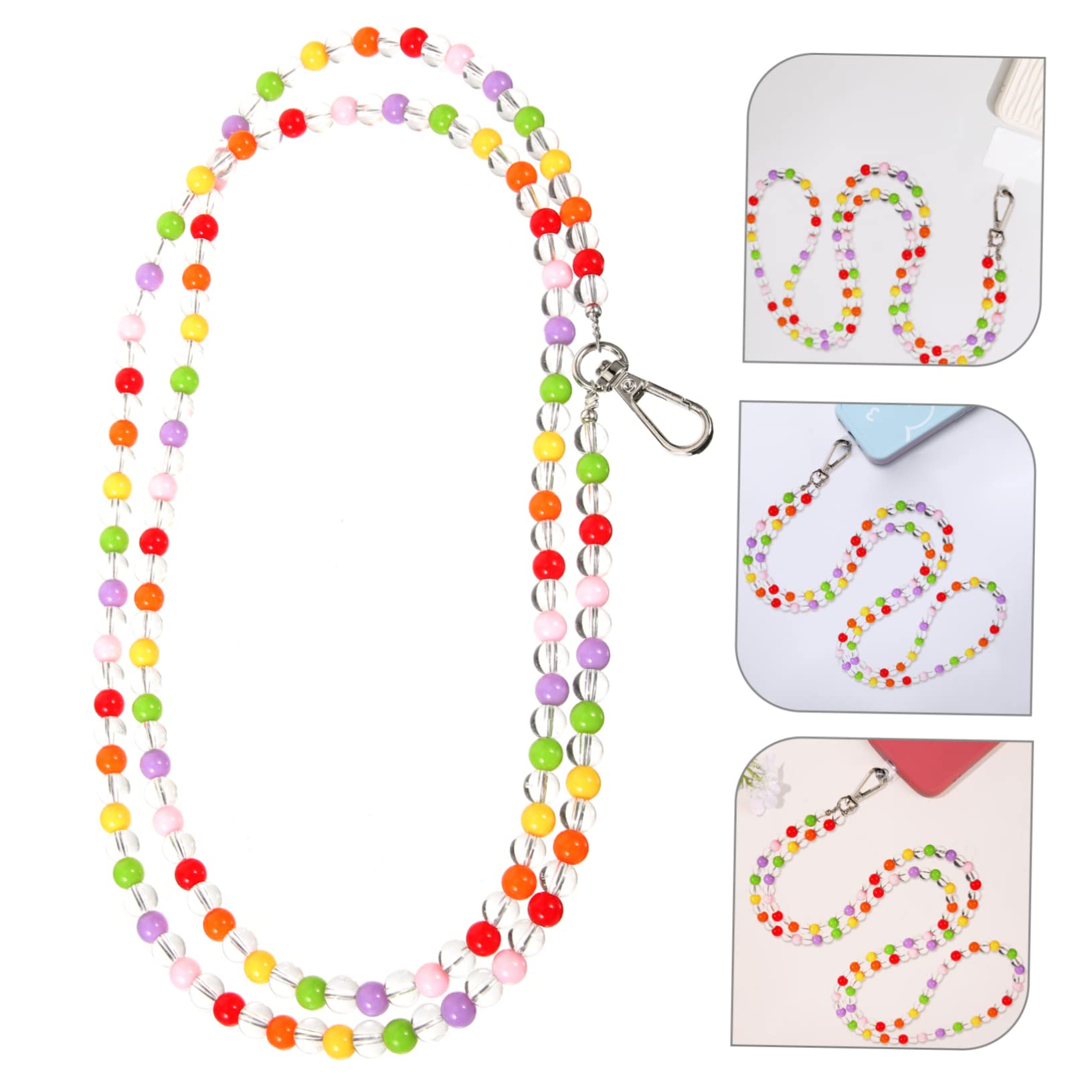 Artibetter Hebilla De Cadena De Teléfono Móvil Pulsera Para Teléfono Cordón De Muñeca Para Llaves Cordón De Teléfono Celular Correa De Pulsera De Teléfono Con Cuentas Cadena De Teléfono