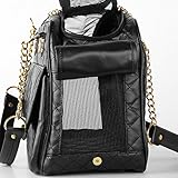 Transporttasche Pet Carrier Tragetasche Haustiertasche für Hunde Tasche Hundebeutel GB012BK