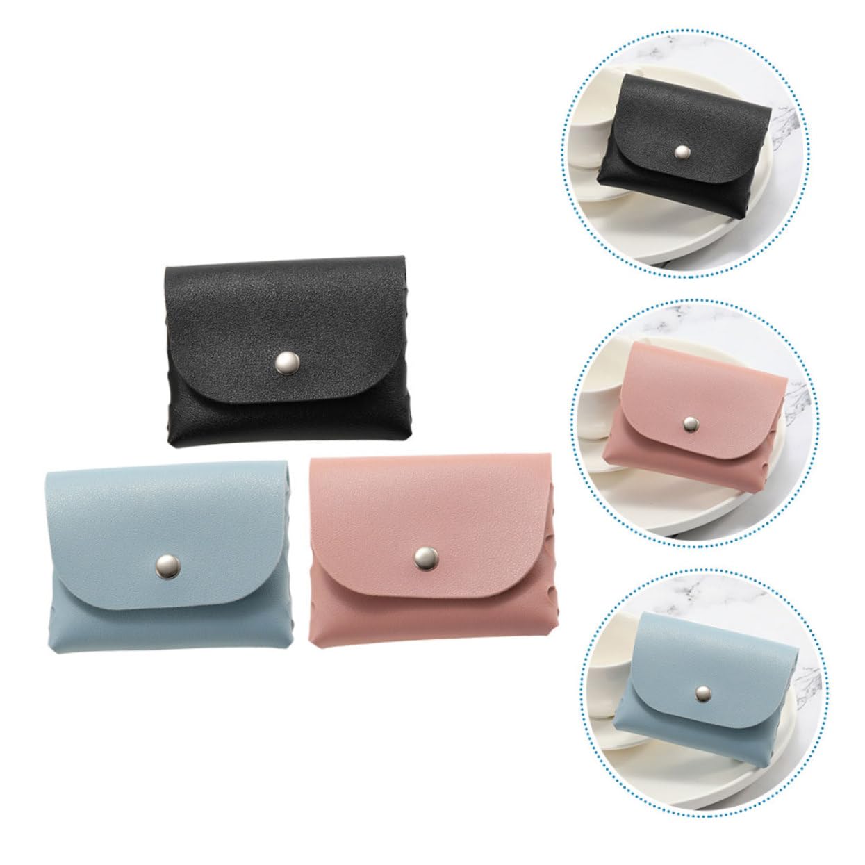 Beaupretty 5 Set Custodia Per Occhiali E Pratica Per Sole E Occhiali Design Multifunzionale 3 Pezzi*5