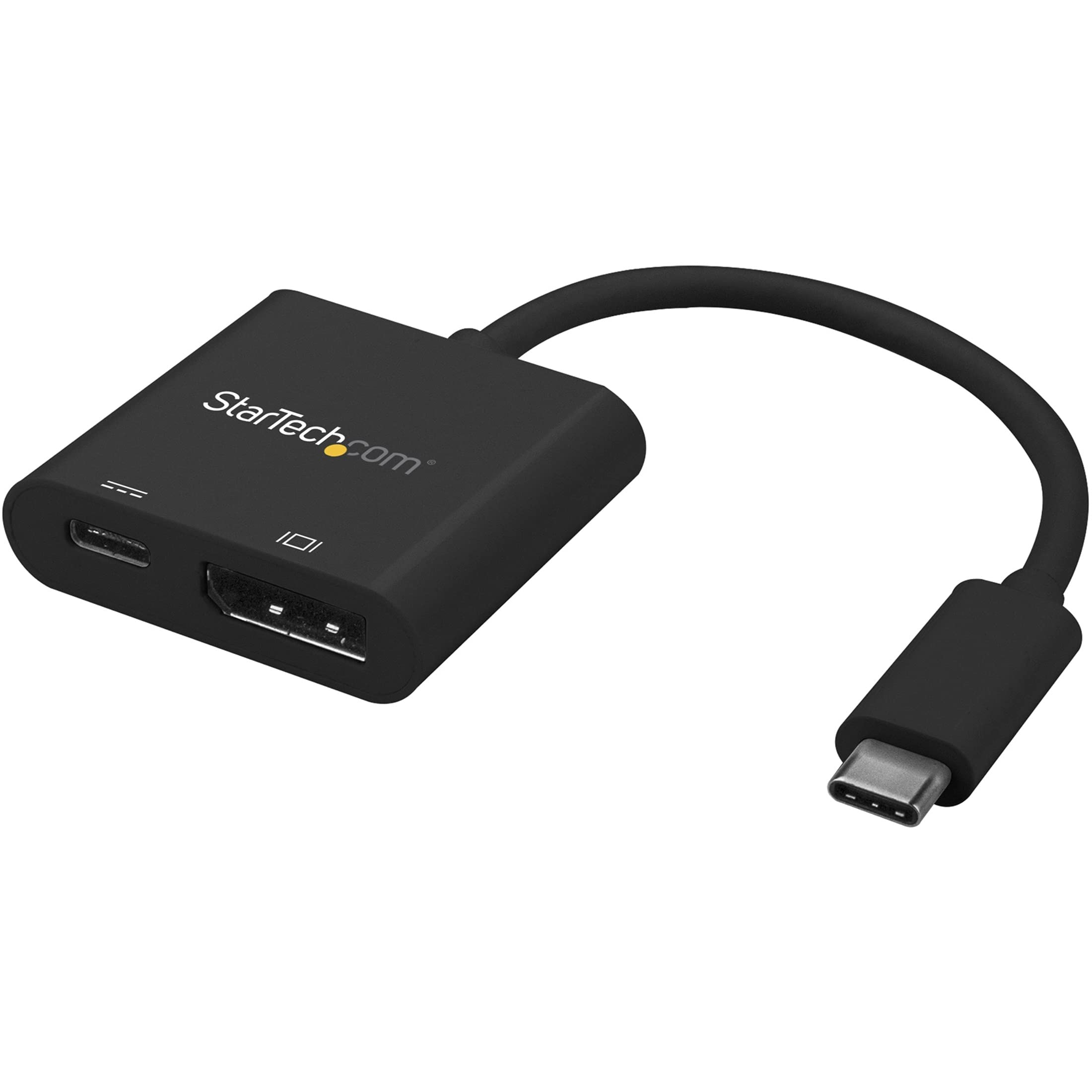 USB C to DisplayPort Adapter with Power Delivery (USB PD) Power Pass Through Charging 4K