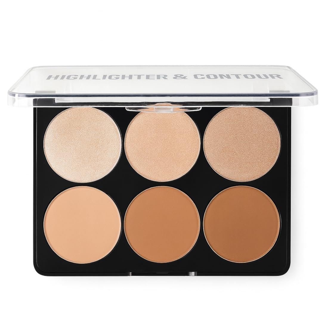 6 Color Bronzer, Highlighter & Contour Powder Palette – All-in-One Face Sculpting Kit-image-44