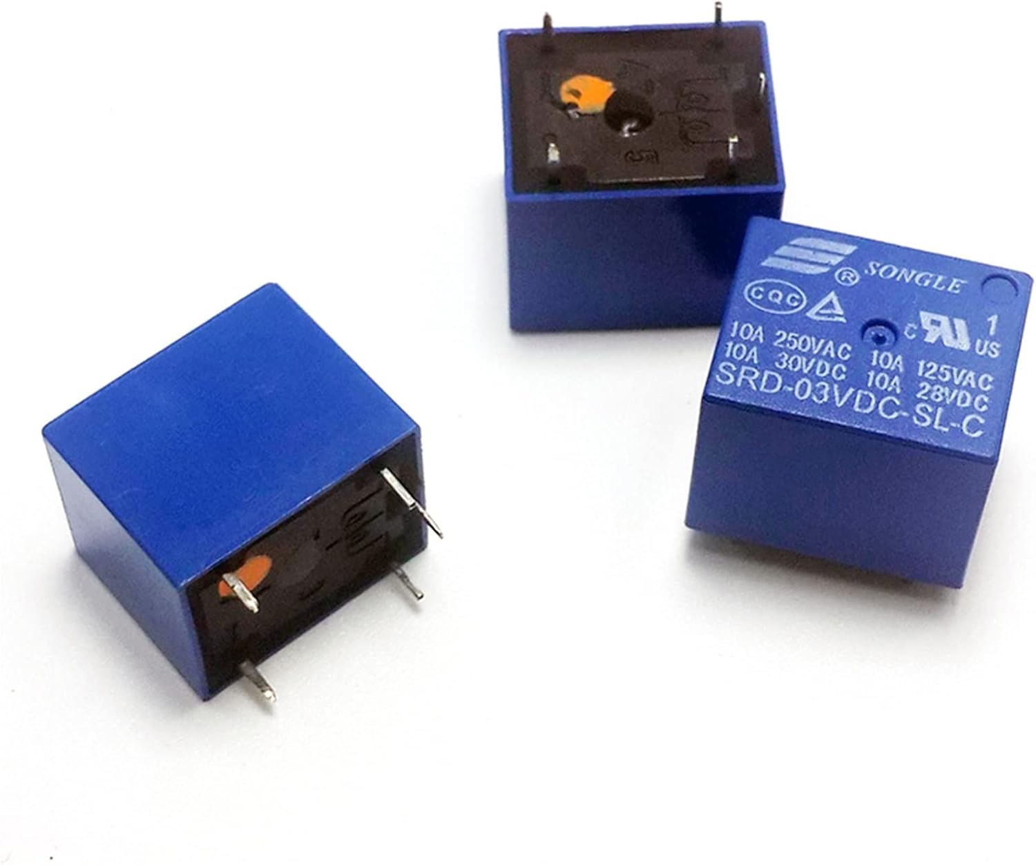 5pcs/lot 5pin 10A 3V 5V 6V 9V 12V 18V 24V 36V 48V DC 1NO NC Sealed Relay one Group of Normal Open and Close