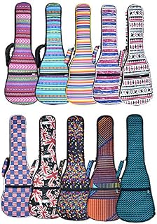 HOT SEAL 10MM Sponge Padding Waterproof Durable Colorful Conventional ukulele Case Bag