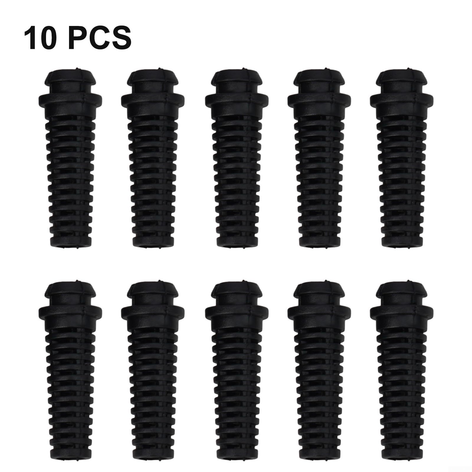 Connettore Pressacavo Con Manicotto In Gomma Per Utensili Elettrici, 10 Pezzi, Bianco, 5 Mm, Per Trapani E Smerigliatrici