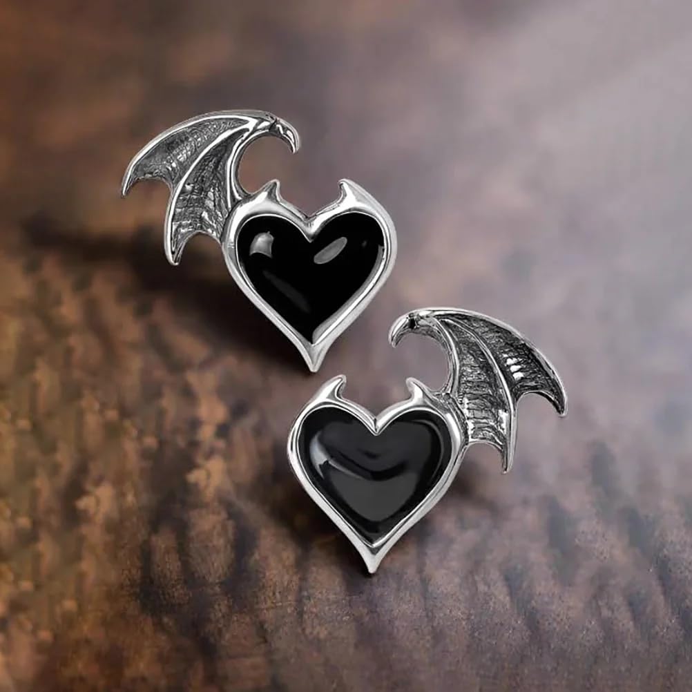 Alchemy Gothic Blacksoul Ear Studs Lightweight Fashion Women's/Girl's Ear Dangling Cuff