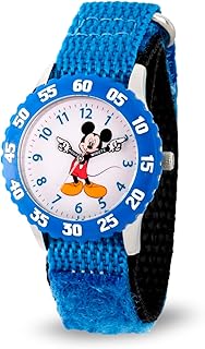 – Camiseta de Mickey Mouse Azul Time Teacher – Reloj