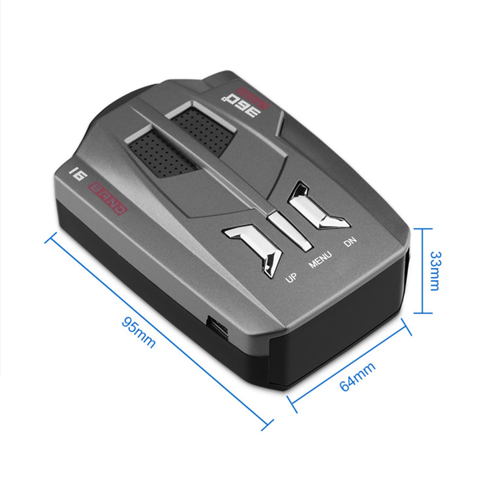 Radar Detector V9 12V Display Digitale E Avviso Vocale