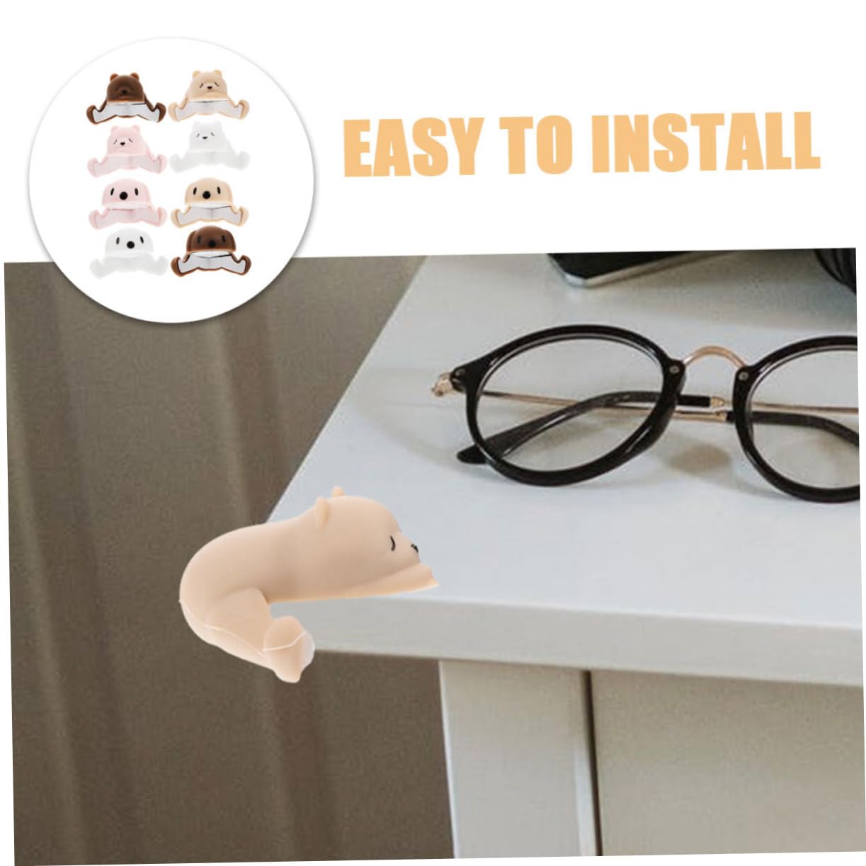 ibasenice 40piezas De Esquinas para Muebles Seguridad Infantil Adhesivo Diseño De Animales Protector De Esquinas para Mesas y Muebles para Bebés