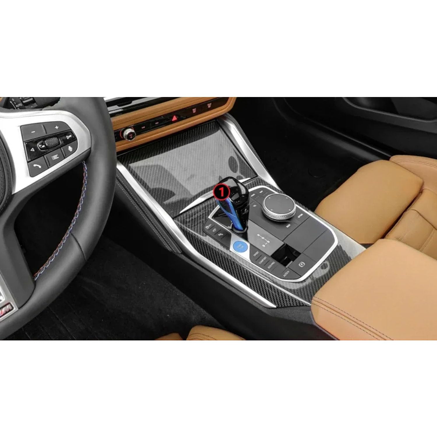 Film de protection anti-rayures BMW i3 2024 console centrale haute clarté