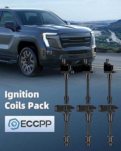 Miniatura 6 de ECCPP Bobinas de encendido portátiles de repuesto para automóvil compatibles con Infiniti I30para Nissan Maxima 3.0L V6 2000-2001 Reemplazo para