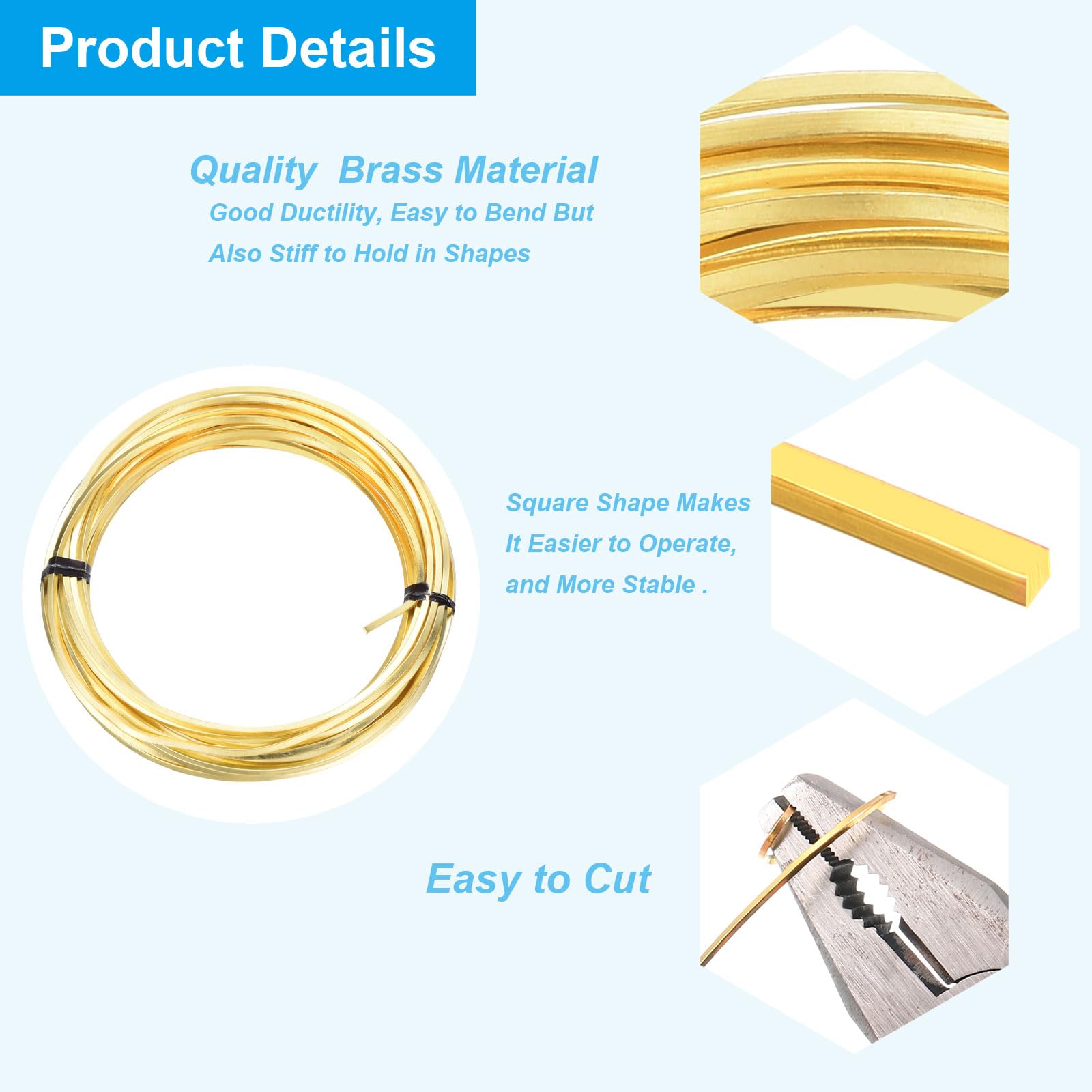 PATIKIL Soft Brass Wire - Image 3