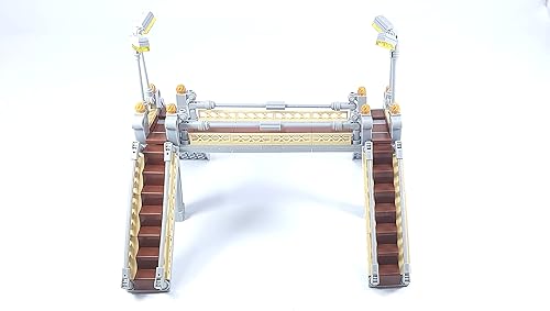 Miniatura 4 de General Jim's Pasarela de calle peatonal, bloques de construcción modulares, bloques de construcción de 307 piezas, juego de juguete para calles de