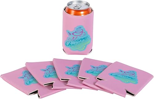 Miniatura 3 de Paquete de 12 fundas para enfriar latas de Navidad, fundas de neopreno aisladas estándar para cerveza, refrescos y bebidas, decoraciones de fiestas