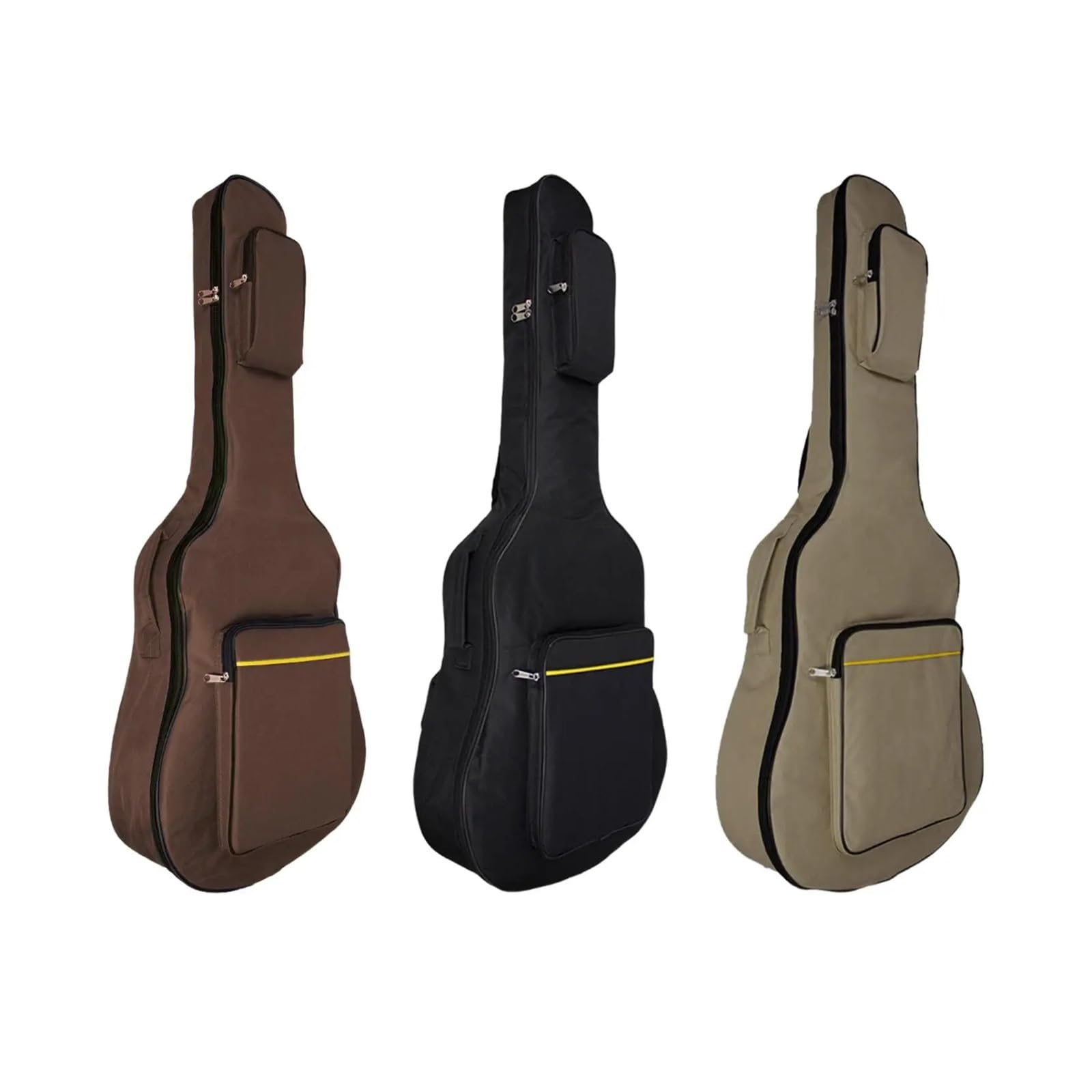 Custodia Chitarra Custodia for chitarra acustica da 41" con scomparti multipli(Coffee)