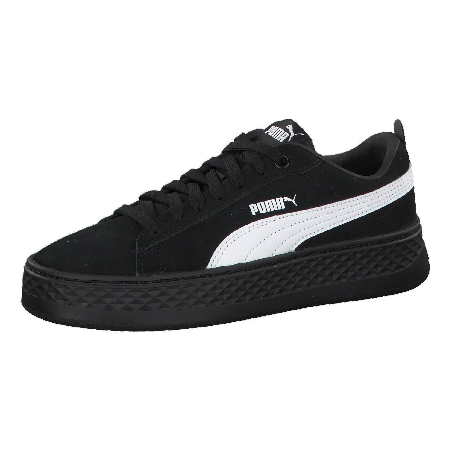 PUMA Womens Smash Platform SD Black White Sneaker-3.5UK (36648802) (B077MTLZLK) Amazon Price History, Amazon Price Tracker
