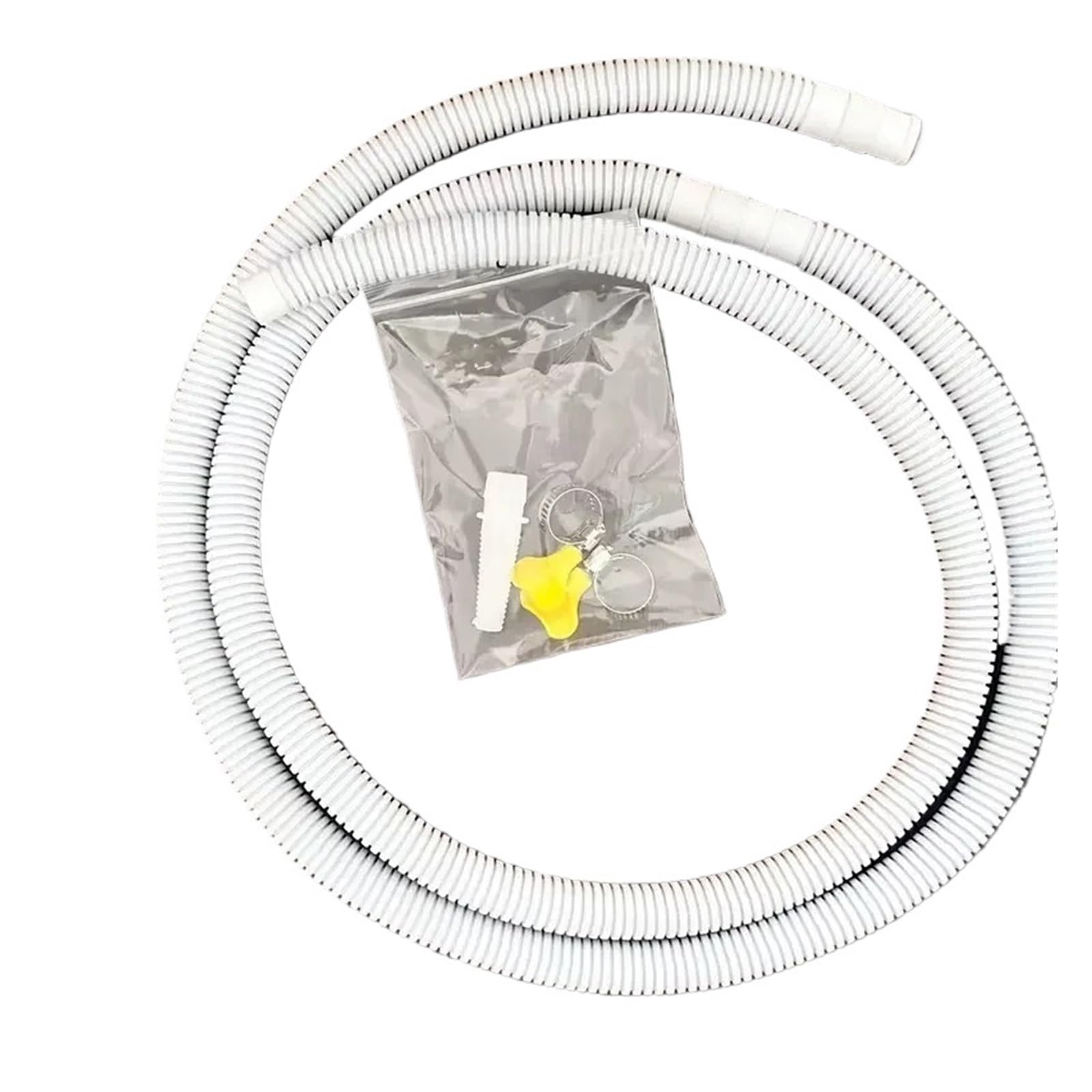 2M Washing Machine Draining Hose Plastic Tube Pipe Extension Drainpipe for Air Conditioner Kitchen Faucet Accessories