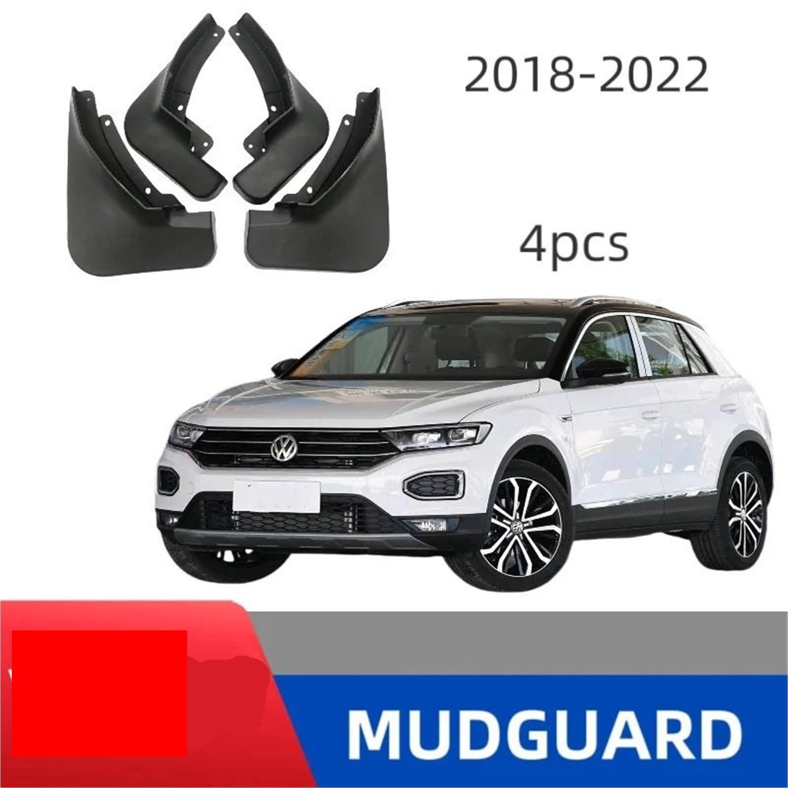Samochodowe błotniki Pasuje do Volkswagen T-ROC Tange 18-24 błotniki samochodowe zmodyfikowane terenowe i płytki błotne