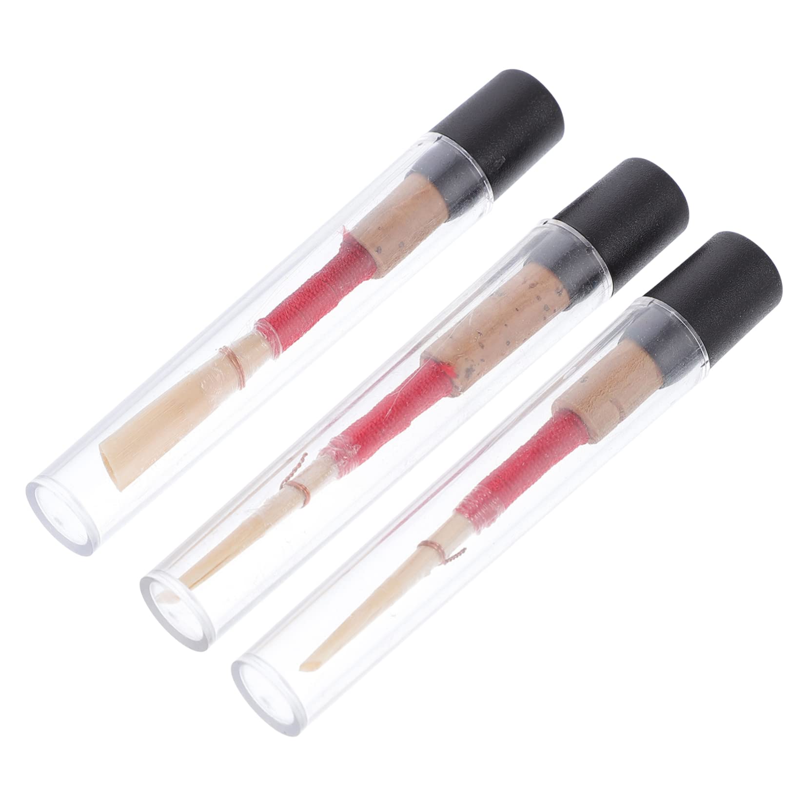 Abaodam 12stücke Tragbare Oboe-rohre Mit Individuellen Aufbewahrungsboxen Praktische Oboe-zubehörteile Für Musiker Für Transport Pflege Blasinstrumente