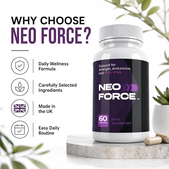 NEO Force Men's Strength & Endurance Supplement 60 Capsules Food Supplement